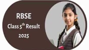 rbse 5th class result